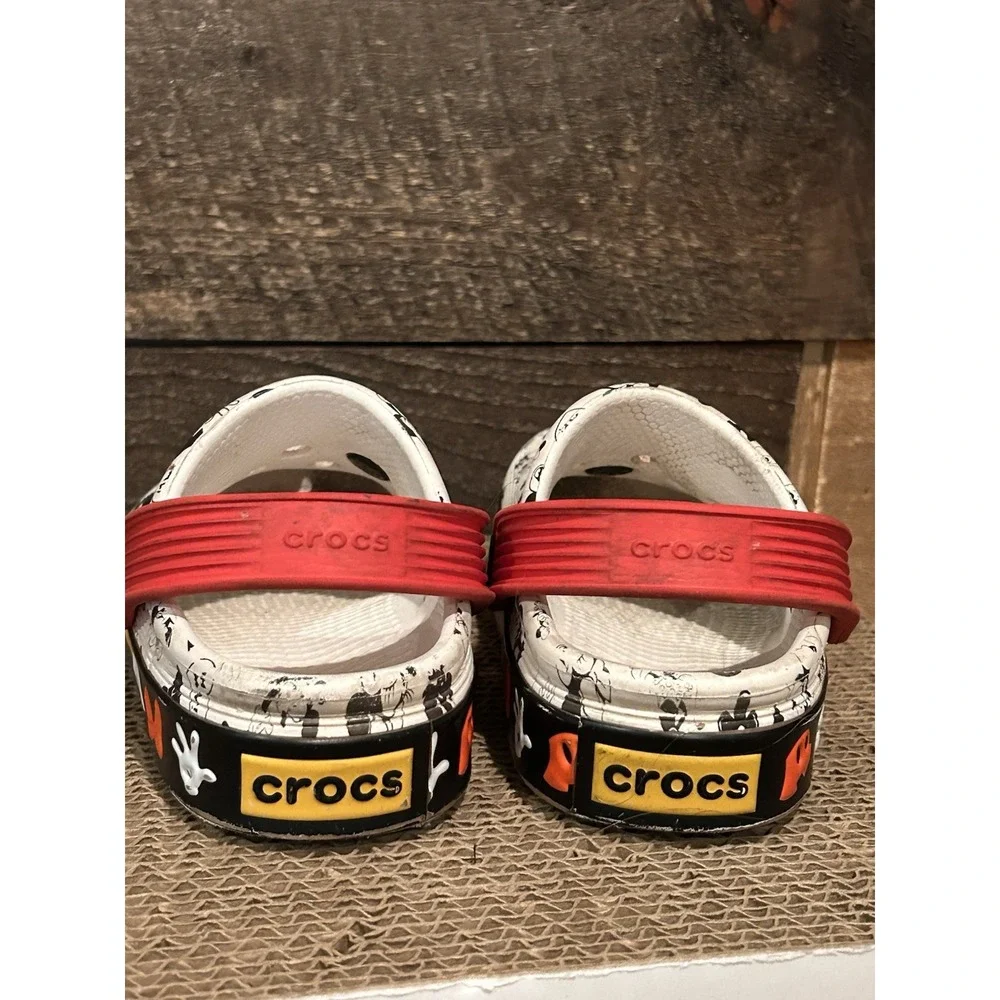 Crocs Mickey Off Court Clog‎ Red & Black Childs Size 10